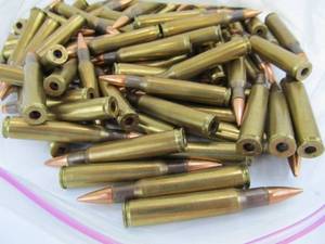 lot 120 image: Approx 120 Military 30-06 Rifle Shells