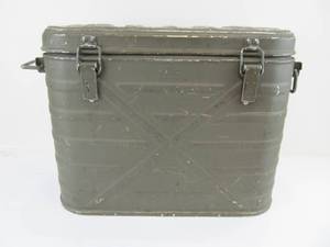 lot 124 image: Vietnam Era US Mermite Tactical Military Cooler HotCold Insulated Food Container
