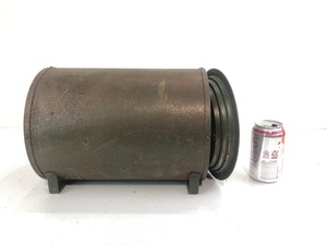 lot 140 image: Orig WW2 era Military Barrel Safe