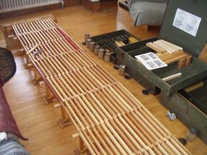 lot 77 image: Rare Original Timber Trestle Portable Military Bridge Training Model - See Photos of Completed Model