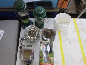 lot 323 image: Lot of (Approximately 6) Propane Heaters, Propane Lamps
