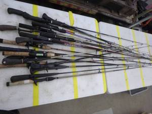 lot 461 image: Lot of (20) Bait Caster Fishing Rods