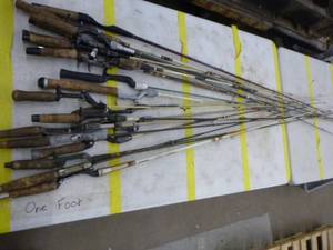 lot 462 image: Lot of (20) Bait Caster Fishing Rods