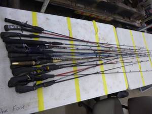 lot 464 image: Lot of (20) Bait Caster Fishing Rods