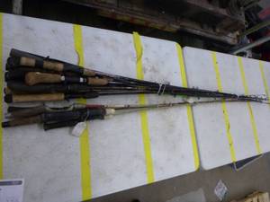 lot 475 image: Lot of (20) Bait Caster Fishing Rods