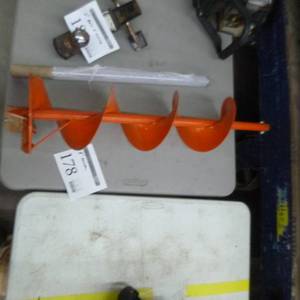 lot 178 image: Ice Auger Bit Orange 8D