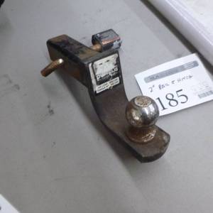 lot 185 image: Trailer Hitch with 2 Ball