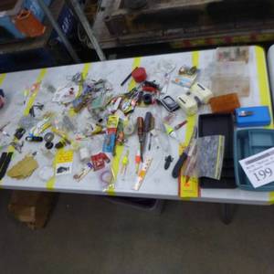 lot 199 image: Lot of Fishing Tackle and Fishing Treasures