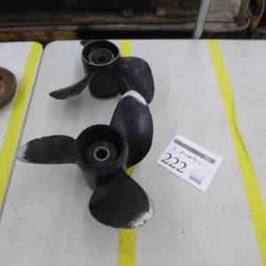 lot 222 image: Lot of (2) Fishing Motor Propellers