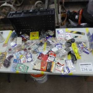 lot 234 image: Lot of Fishing Tackle  with Sinkers, Hooks