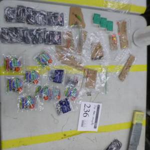 lot 236 image: Lot of Fishing Tackle  with Jigs, Hooks, Weights