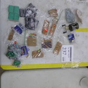 lot 237 image: Lot of Fishing Tackle  with Jigs, Hooks, Weights