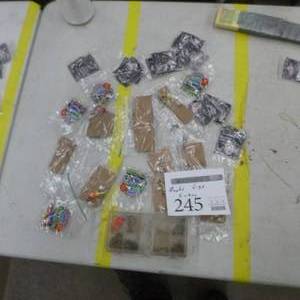 lot 245 image: Lot of Fishing Tackle  with Jigs, Hooks, Sinkers