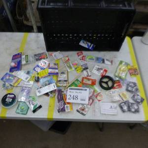 lot 248 image: Lot of Fishing Tackle