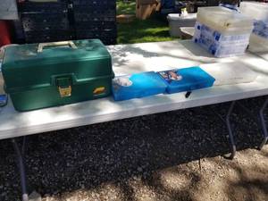 lot 120 image: Lot of (4) Fishing Tackle Boxes