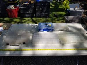 lot 128 image: Lot of (6) Plastic Fishing Tackle Organizer Cases