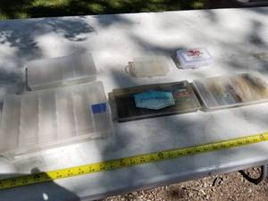 lot 138 image: Lot of (6) Fishing Tackle Organizer Cases
