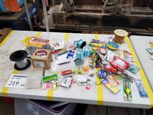 lot 219 image: Lot of Fishing Tackle
