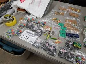 lot 241 image: Lot of Fishing Tackle  with Jigs, Hooks, Weights