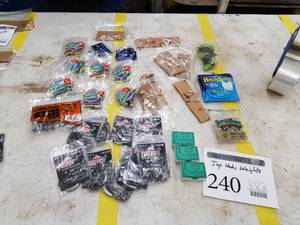 lot 240 image: Lot of Fishing Tackle  with Jigs, Hooks, Weights