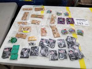 lot 243 image: Lot of Fishing Tackle  with Jigs, Hooks, Weights