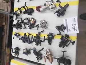lot 593 image: Lot of (20) Fishing Reels