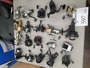 lot 597 image: Lot of (20) Fishing Reels