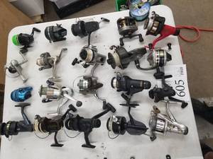 lot 605 image: Lot of (20) Fishing Reels