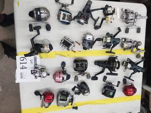 lot 614 image: Lot of (20) Fishing Reels