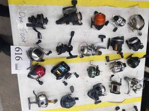 lot 616 image: Lot of (20) Fishing Reels