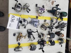 lot 636 image: Lot of (20) Fishing Reels