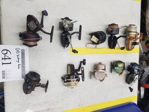 lot 641 image: Lot of (10) Vintage Fishing Reels