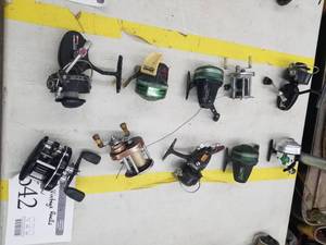 lot 642 image: Lot of (10) Vintage Fishing Reels