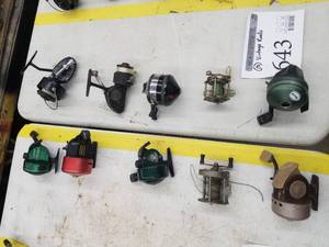 lot 643 image: Lot of (10) Vintage Fishing Reels