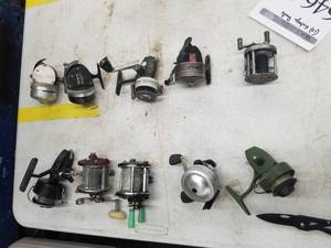 lot 646 image: Lot of (10) Vintage Fishing Reels