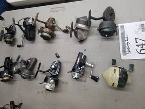 lot 647 image: Lot of (10) Vintage Fishing Reels