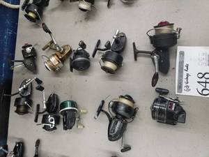 lot 648 image: Lot of (10) Vintage Fishing Reels