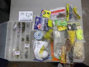 lot 672 image: Lot of Fishing Tackle, Fishing Tackle Organizers