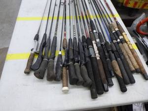 lot 538 image: Lot of (20) Fishing Rods