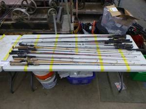lot 527 image: Lot of (20) Fishing Rods