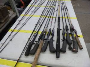 lot 537 image: Lot of (20) Fishing Rods