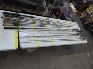 lot 541 image: Lot of (20) Fishing Rods