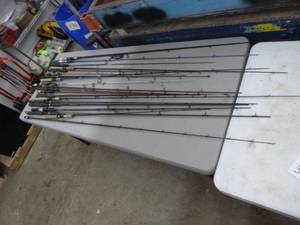lot 573 image: Lot of (40) Fishing Rods (for repair)