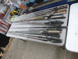lot 516 image: Lot of (40) Fishing Rods (for repair)