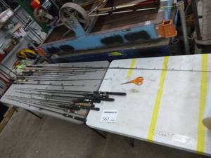 lot 561 image: Lot of (20) Fishing Rods