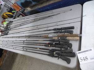 lot 548 image: Lot of (20) Fishing Rods
