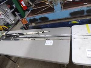 lot 55 image: Lot of (5) Big Catfish Fishing Rods