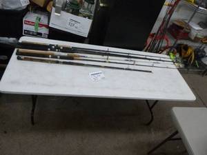 lot 57 image: Lot of (6) Big Fishing Rods