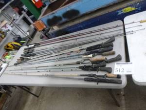 lot 512 image: Lot of (20) Fishing Rods