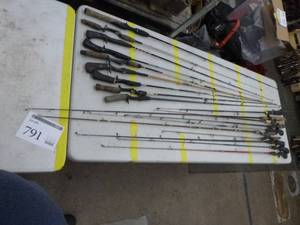 lot 791 image: Lot of (20) Fishing Rods